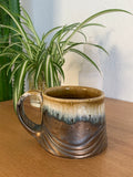 8 Moody Bronze Wave Mug