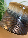8 Moody Bronze Wave Mug