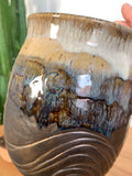 30 Large Moody Bronze Wave Cork Jar