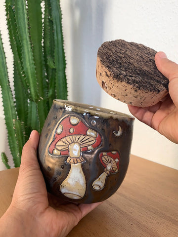 31 Magic Mushroom Cork Jar