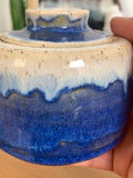 33 Ocean Love Salt/Sugar Jar with Carved Clay Spoon